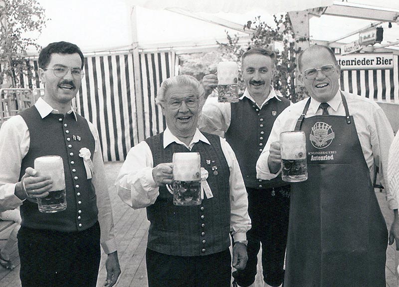 Bieranstich 150 Jahre Musikkapelle Edenhausen 8. Juli 1993      